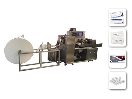 Máquina para Fabricar y Envasar Toallitas Húmedas, PPD-3SWP120