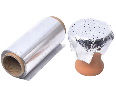 Rebobinadora de rodillo de papel de aluminio perforado